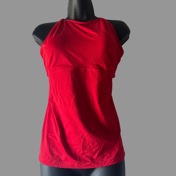 NWT Athleta High Neck Tie Back tankini top (TOP ONLY) - Picture 1 of 7